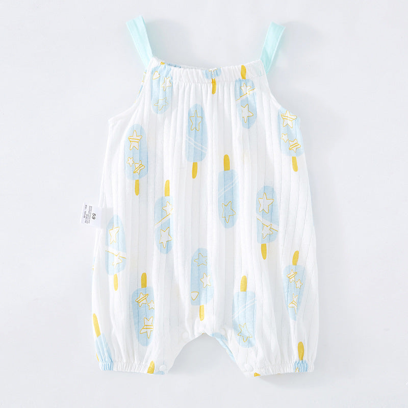 cute summer thin Sleeveless One-piece