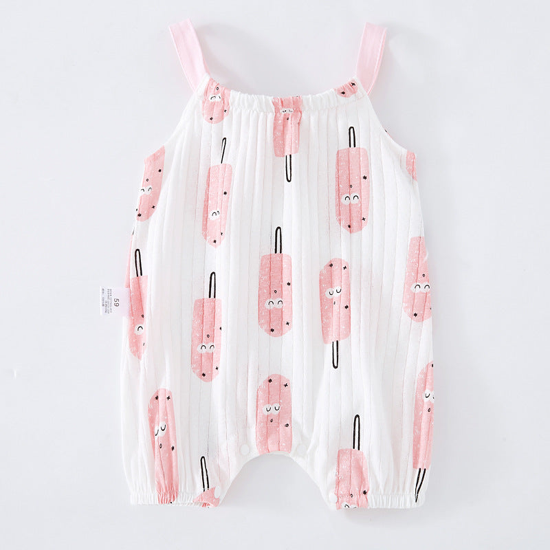 cute summer thin Sleeveless One-piece